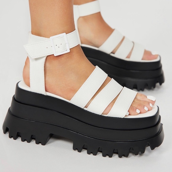 Ultra Chunky Platform Sandals (BRAND NEW IN BOX) - Picture 3 of 4